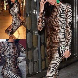 Tiger Print Dress